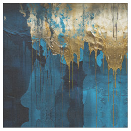 Blue Floral Fabric Seamless Pattern Boho Modern ファブリック