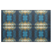 Blue Floral Fabric Seamless Pattern Boho Modern ファブリック (ファットクウォーター)