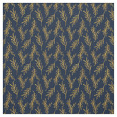 Blue Floral Fabric Seamless Pattern Elegant Boho ファブリック (見本)