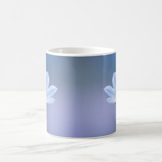 Blue Floral Mug コーヒーマグカップ (中央)