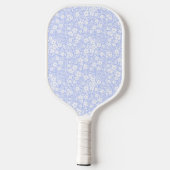 Blue Floral Pickleball Paddle ピックルボールラケット (裏面)