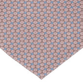 Blue Floral  Pink and Brown テーブルクロス (アングル)