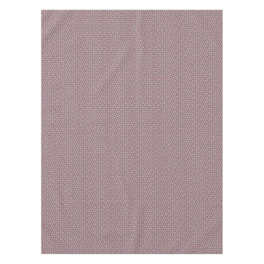 Blue Floral  Pink and Brown テーブルクロス (正面)