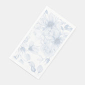 Blue Floral Wedding Guest Towels for Table (コーナー)