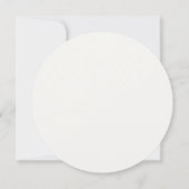 Blue Floral Wedding Save the Date セーブザデート (裏面)