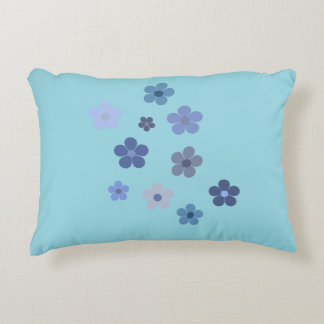 Blue Floural アクセントクッション