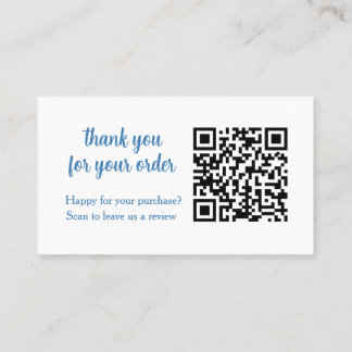  Blue Flower Mixer QR Code Leave us a review 名刺