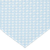 Blue Flower Plaid Pattern Tablecloth テーブルクロス (アングル)