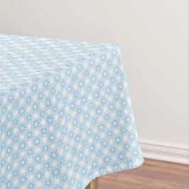 Blue Flower Plaid Pattern Tablecloth テーブルクロス