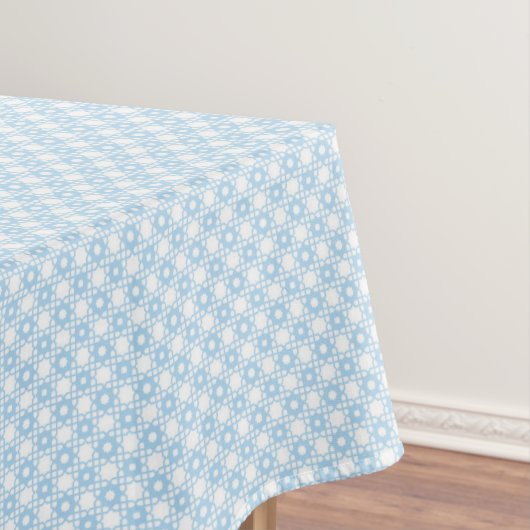 Blue Flower Plaid Pattern Tablecloth テーブルクロス (インサイチュ)