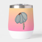 Blue flower with pink background (正面)