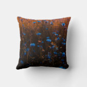 Blue flowers クッション (裏面)