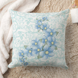 Blue Flowers クッション