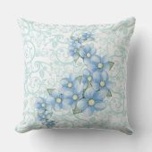 Blue Flowers クッション (正面)