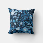 Blue Flowers クッション (正面)