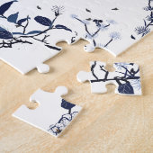 Blue flowers ジグソーパズル (側面)