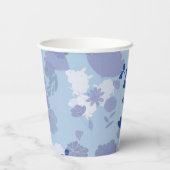 Blue Flowers 紙コップ (裏面)