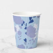 Blue Flowers 紙コップ (右)