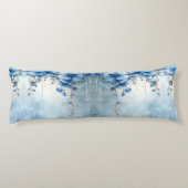 Blue Flowers and Pearls Body Pillow ボディピロー (裏面)