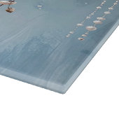 Blue Flowers and Pearls Cutting Board カッティングボード (角)