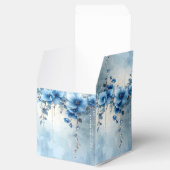 Blue Flowers and Pearls Favor Box フェイバーボックス (オープン)