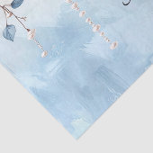 Blue Flowers and Pearls Tissue Paper 薄葉紙 (詳細)