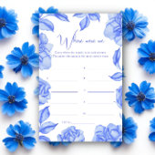 Blue Flowers Bridal shower Where were we