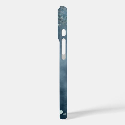 Blue Flowers & Clouds Case-Mate iPhoneケース (裏面 / 左)