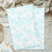 Blue Flowers Hand-illustrated Verse Stationery 便箋