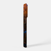 Blue flowers iPhoneケース (右側面)