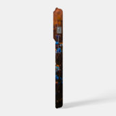 Blue flowers iPhoneケース (左側面)