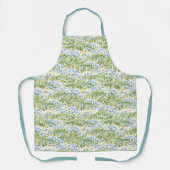 Blue Flowers Meadow エプロン (正面)