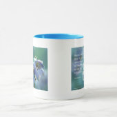 Blue flowers mug マグカップ (中央)