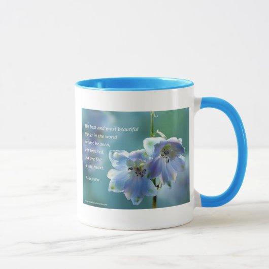 Blue flowers mug マグカップ (右)