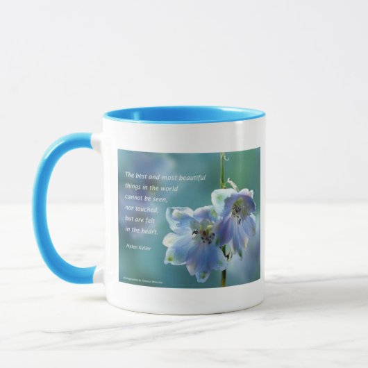 Blue flowers mug マグカップ (左)