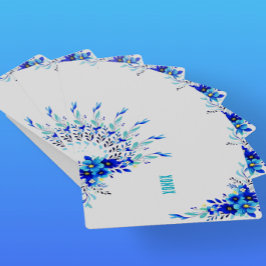 Blue Flowers XONOX Original トランプ