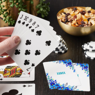 Blue Flowers XONOX Original トランプ