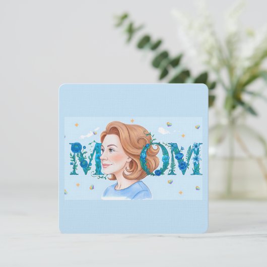 Blue Flowery Mom (スタンド正面)