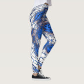 Blue Fluid Motion Leggings レギンス (右)