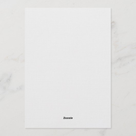 Blue Football Baby Shower 招待状 (裏面)