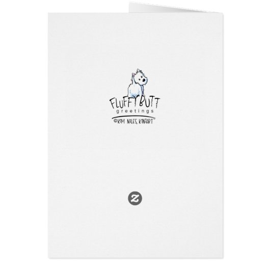 Blue Footed Bird Christmas Card (裏面)