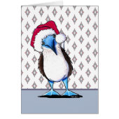 Blue Footed Bird Christmas Card (正面)