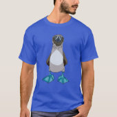 Blue Footed Booby Cartoon Tシャツ (正面)