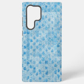 Blue Forest - Ethereal Leaf Pattern Phone Case Samsung Galaxyケース (裏面)