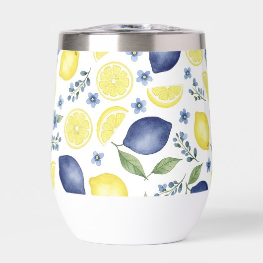Blue French Country Lemon Pattern (正面)