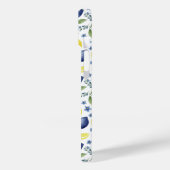 Blue French Country Lemon Pattern Case-Mate iPhoneケース (裏面 / 左)