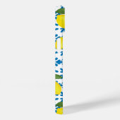 Blue French Country Tile Lemon Pattern  Case-Mate iPhoneケース (裏面 / 右)