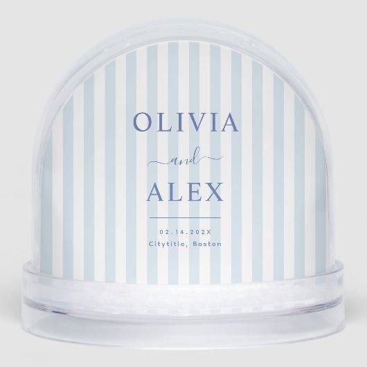 Blue French Personalized Wedding (正面)