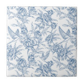 Blue French Toile タイル (正面)
