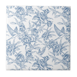 Blue French Toile タイル